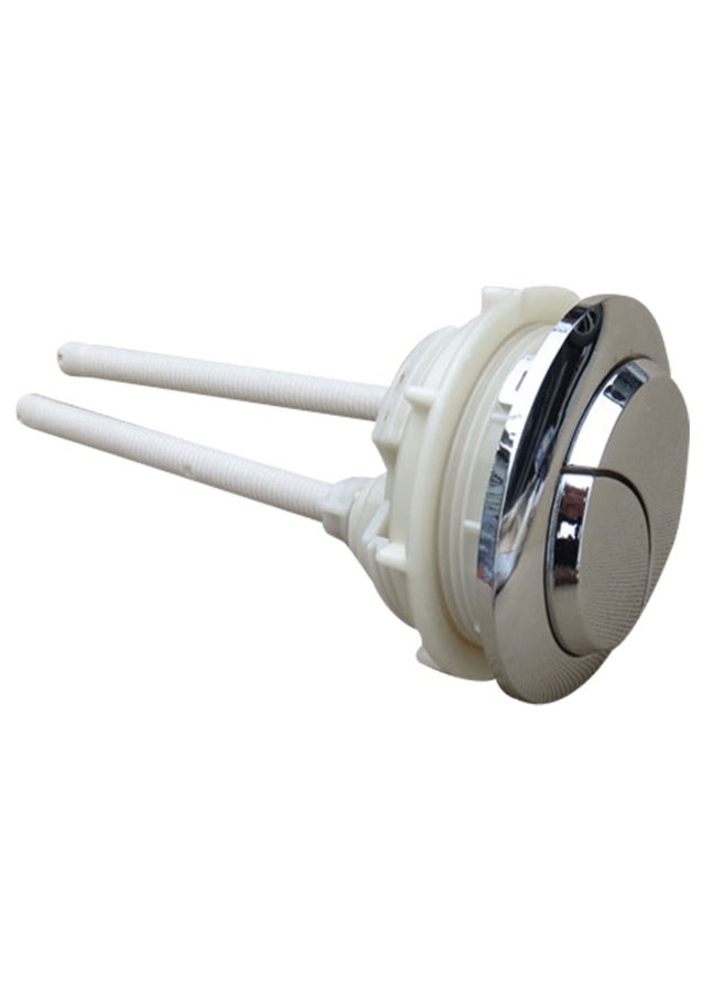 درافل زر مرحاض مزدوج التدفق من دورافيل، مطلي بالكروم، تصميم زر ضغط دائري، سهل التركيب، لتركيبات الحمام، 48 مم - Image 4