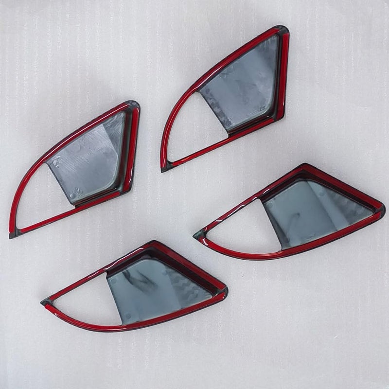 AEETUED Inside Door Handle Covers Trims for Honda Accord 2008-2012 - Carbon Fiber Pattern - Image 3