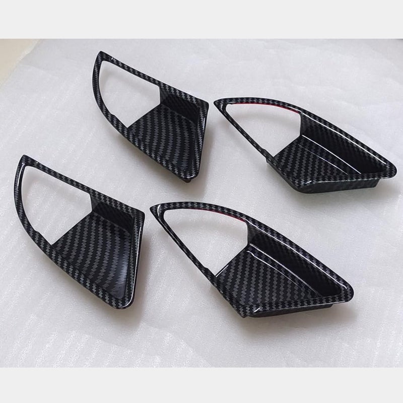 AEETUED Inside Door Handle Covers Trims for Honda Accord 2008-2012 - Carbon Fiber Pattern - Image 2