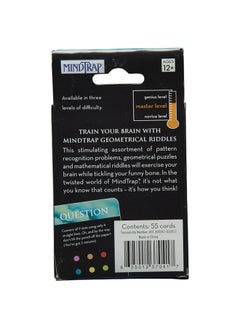 Outset Media Educational Card Game - Mindtrap Geometrical Riddles - Math Brain Teasers - Master Level  - Image 4