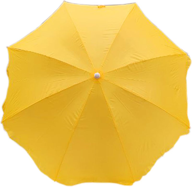 RAINPOPSON RAINPOPSON Outdoor Garden Umbrella With Stand Big Size Patio Garden Umbrella Yellow 8Ft  - Image 3