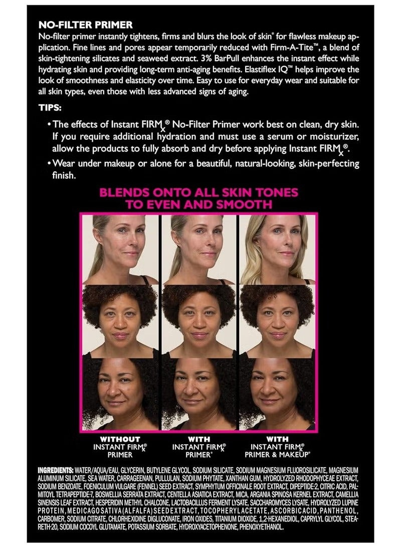بيتر توماس روث  Instant FIRMx® بدون فلتر بريمير، تشديد الجلد الفوري، تشديد الجلد، بريمير المكياج للوجه، بريمير الوجه الغامض - Image 3