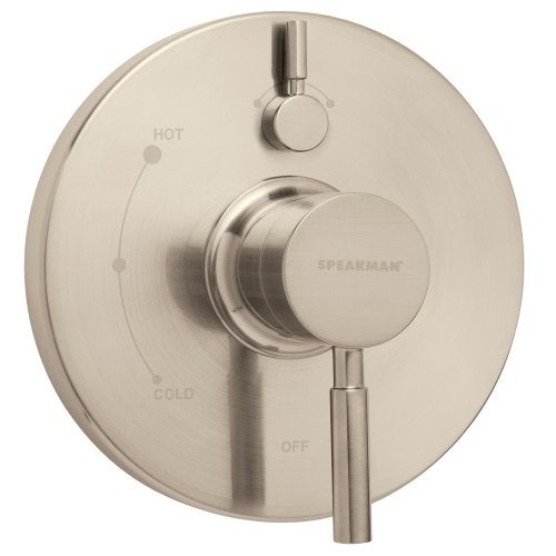 Speakman CPT-1400-P-BN Neo Pressure Balance Diverter Shower Valve Trim, Brushed Nickel (Valve Not Included) - Image 3