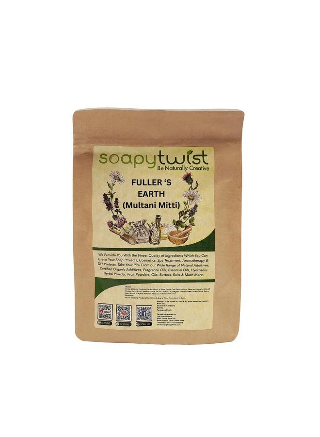 Soapy Twist Fuller's Earth (Multani Mitti) - 100g for Skin Care and Hair Care - Image 1