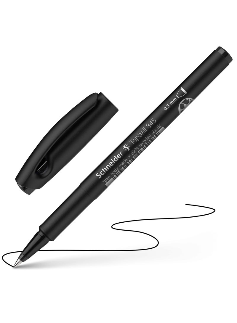 Schneider قلم حبر جاف رولر بال 845 بقطر 0.3 مم - 10 قطع - حبر أسود - Image 2