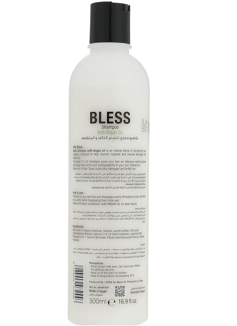 Bless Shampoo with Argan Oil 500 ML  - Image 2