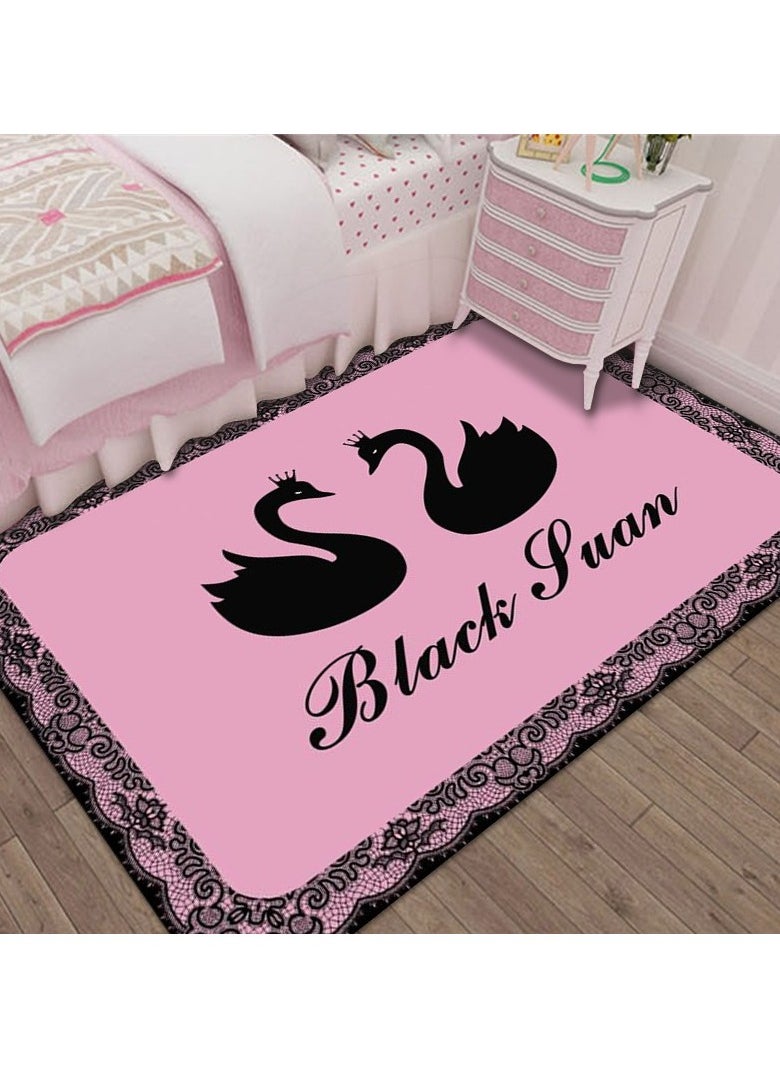 Loquat - Squality Rectangular Polyester Fiber Cartoon Carpet(Only One Carpet) - Image 1