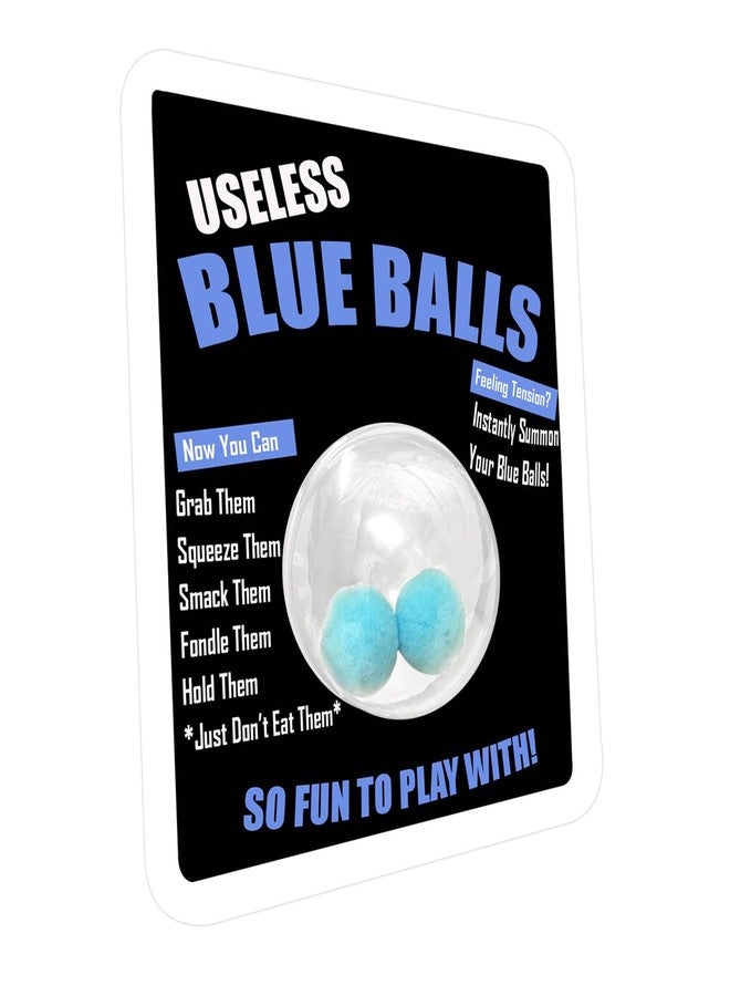 Gears Out Useless Blue Balls Gag Gift for Men - Relieves Tension - Silly Stocking Stuffers Men Love White Elephants Unisex Secret Santa Valentines Birthday Easter Basket Filler Adults - Image 1