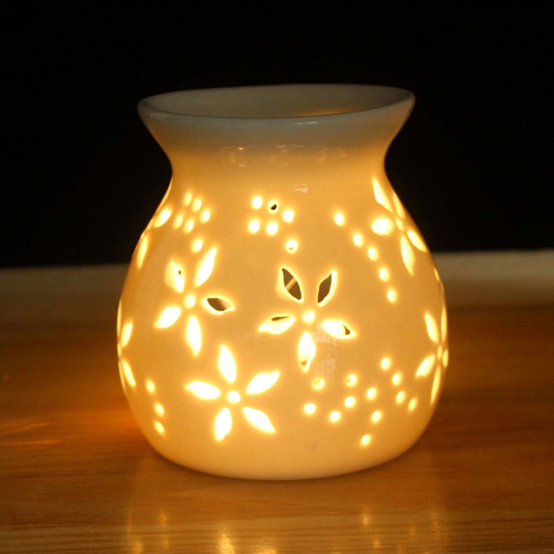 Hollow Flower Stove Household Censer Ceramic Incense Burner Adorn - Image 3
