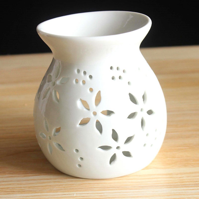Hollow Flower Stove Household Censer Ceramic Incense Burner Adorn - Image 5