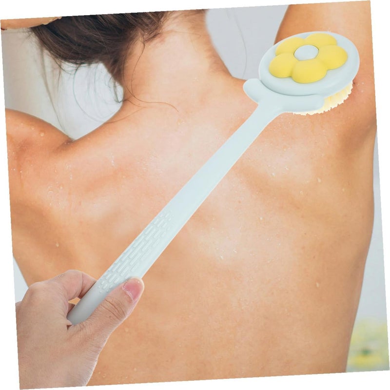 PATKAW 2pcs Soft Bristles Shower Back Brush with Long Handle for Gentle Exfoliation and Body Cleansing, Bath Back Scrubber Suitable for Men and Women Daily Use - Image 5