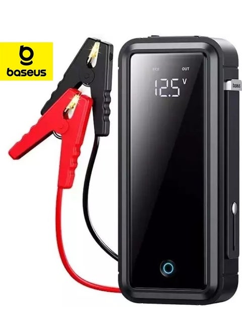 Super Capacitor Jump Starter 3000A, 500F*5 Battery-Free Car Jump Box (Up to 10.0L Gas, 8L Diesel), 12V Car Jump Starter Battery Booster Fast Battery Charger with Digital LED Display