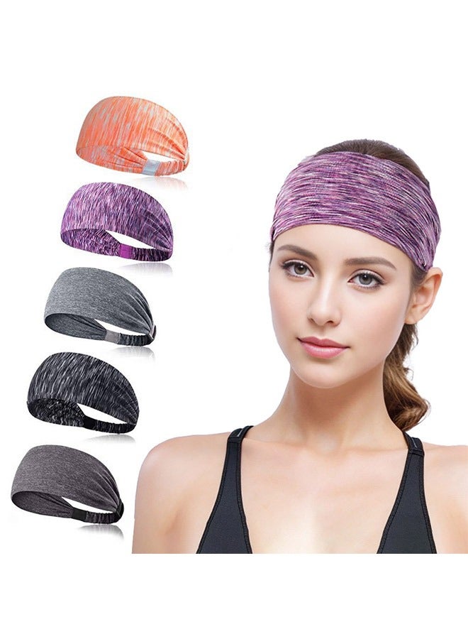 إسكدنيا رياضة اختبار اللياقة البدنية العرق ربطة الرأس الضوء الأرجواني 24×8 سم - Image 2