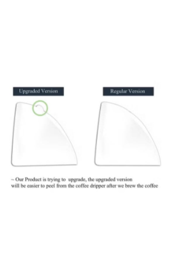 100 Piece Coffee Paper Filter V60 Size 01 White  - Image 5