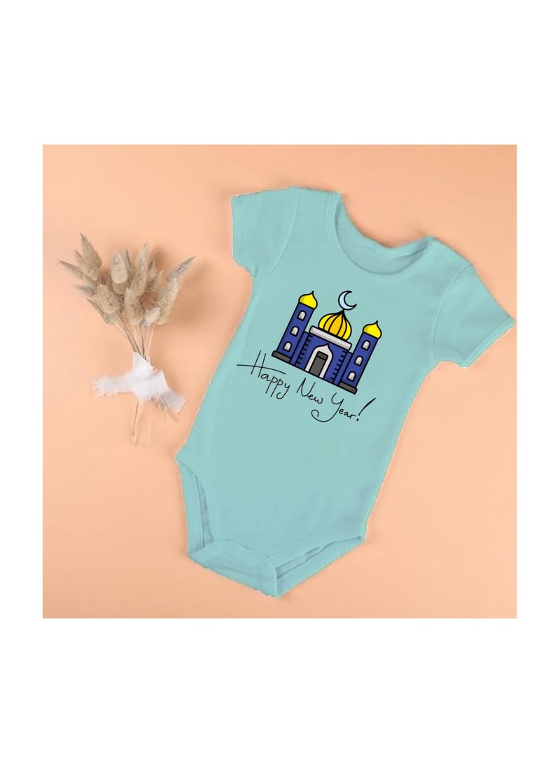 PRINTSHOP4ME Abu Dhabi New Year's Soft Cotton Baby Onesie Bodysuit Short Sleeve-Perfect Outfit Celebration For New Year-Gift For Baby Shower - Image 3