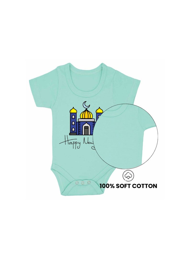 PRINTSHOP4ME Abu Dhabi New Year's Soft Cotton Baby Onesie Bodysuit Short Sleeve-Perfect Outfit Celebration For New Year-Gift For Baby Shower - Image 4
