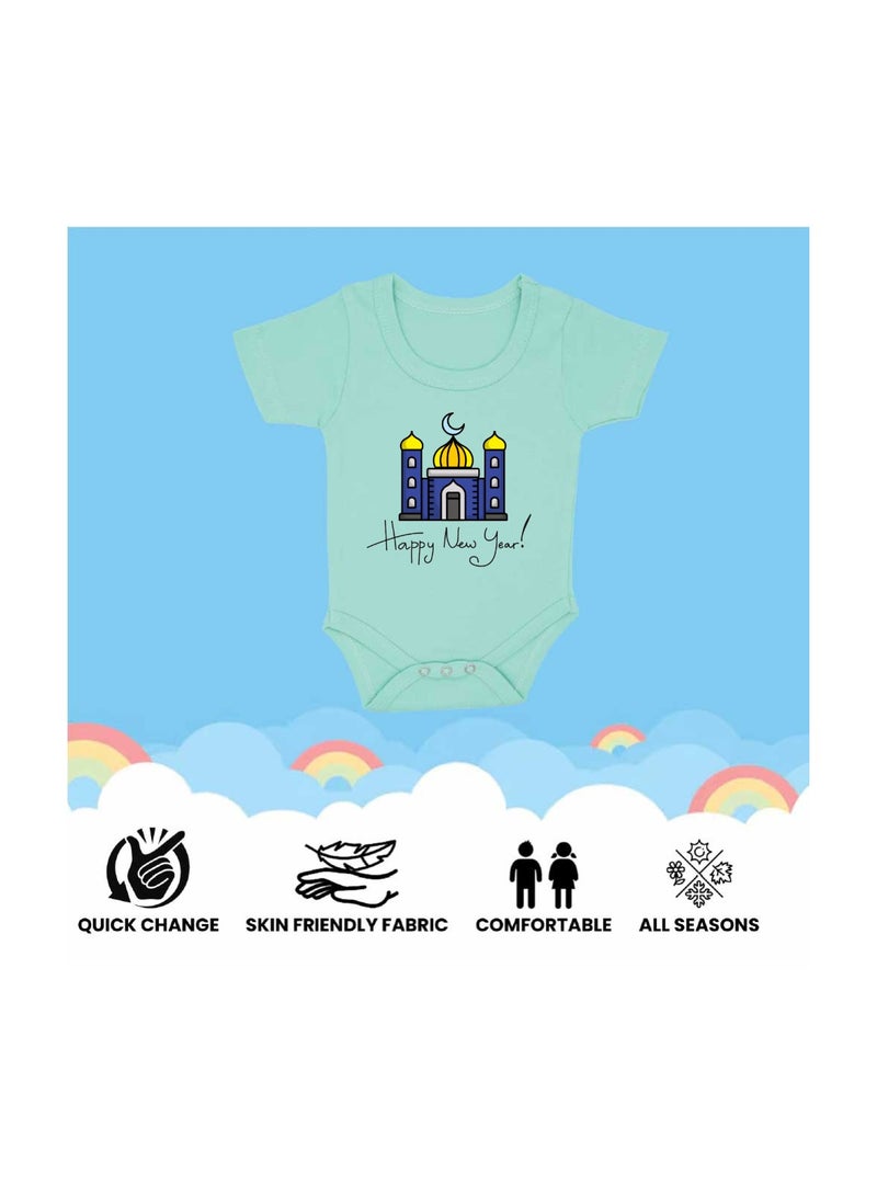 PRINTSHOP4ME Abu Dhabi New Year's Soft Cotton Baby Onesie Bodysuit Short Sleeve-Perfect Outfit Celebration For New Year-Gift For Baby Shower - Image 5