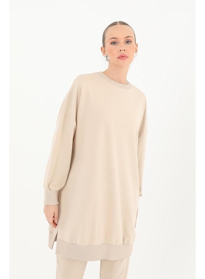 Soul Women's Basic Tunic - 30644TUN - DARK BEIGE - Image 1