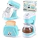 PLAY Kitchen Appliances Toys Kids Play Kitchen Accessories Set Pretend Kitchen Toys for Kids Ages 48 Coffee Maker Mixer Toaster with Realistic Lights  Sounds Gift for Girls Ages 3 - Image 4