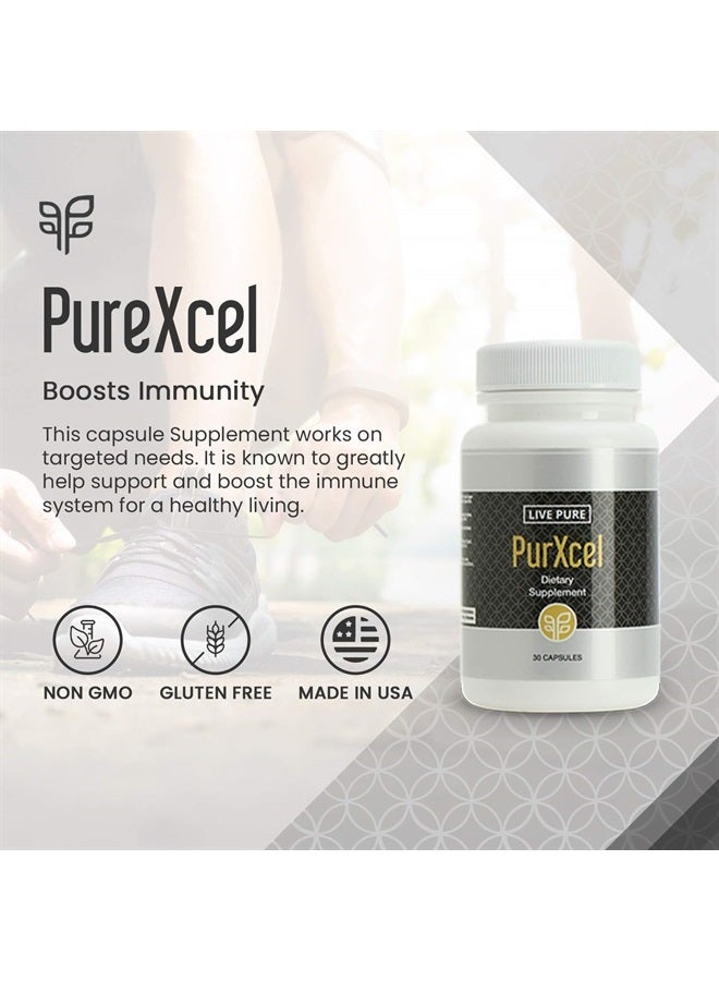 PURE مكملات غذائية بيور بوركسل - 30 كبسولة - Image 1