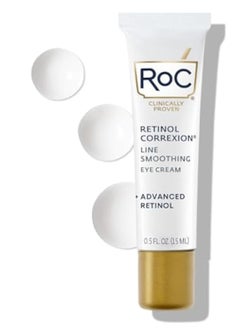 RoC RoC Retinol Correxion Anti-Aging Eye Cream Treatment for Wrinkles, Crows Feet, Dark Circles, and Puffiness.5 fl. oz  - Image 1