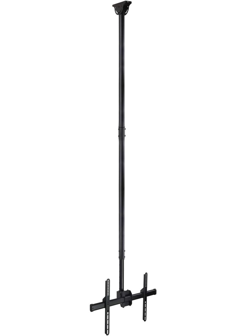 هامود HAMOOD، حامل تلفزيون السقف بطول 10 أقدام، حامل تلفزيون طويل للغاية بطول 3 أمتار، يناسب أجهزة تلفزيون مسطحة مقاس 40 و42 و47 و50 و55 و60 و70 بوصة، ارتفاع قابل للتعديل، إمالة وتدوير، أسقف مقببة حتى VESA 600x400 - Image 1