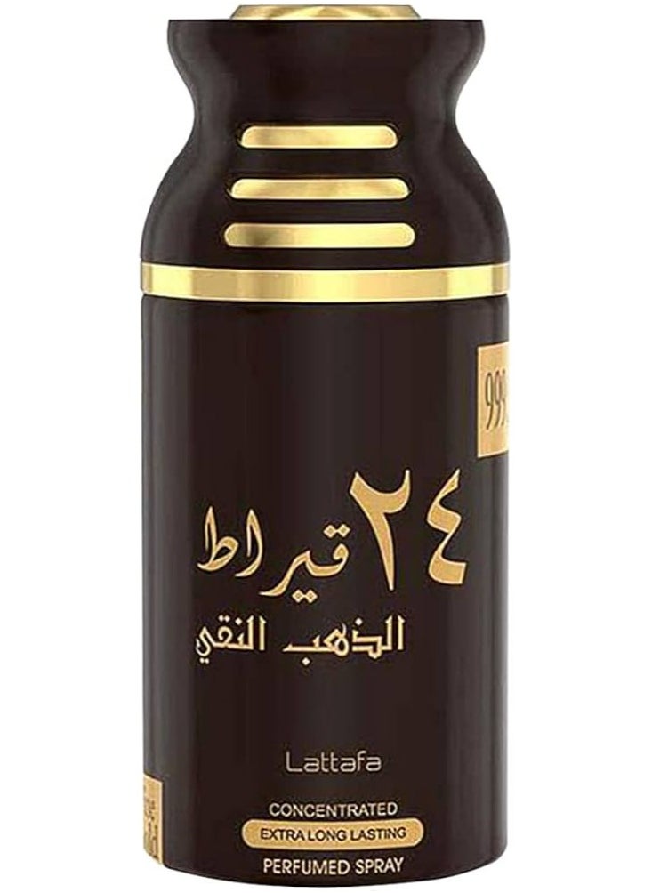 لطافة 24 قيراط الذهب النقي سبراي للجسم - 250 مل 