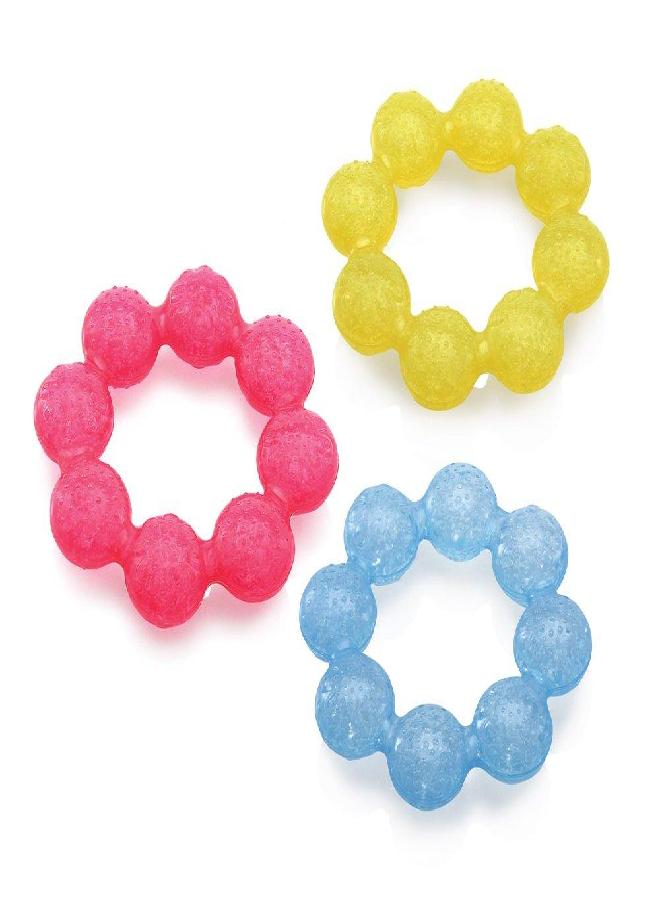 Nuby IcyBite Soother Ring Teether, Colors May Vary, 1 Count - Image 5