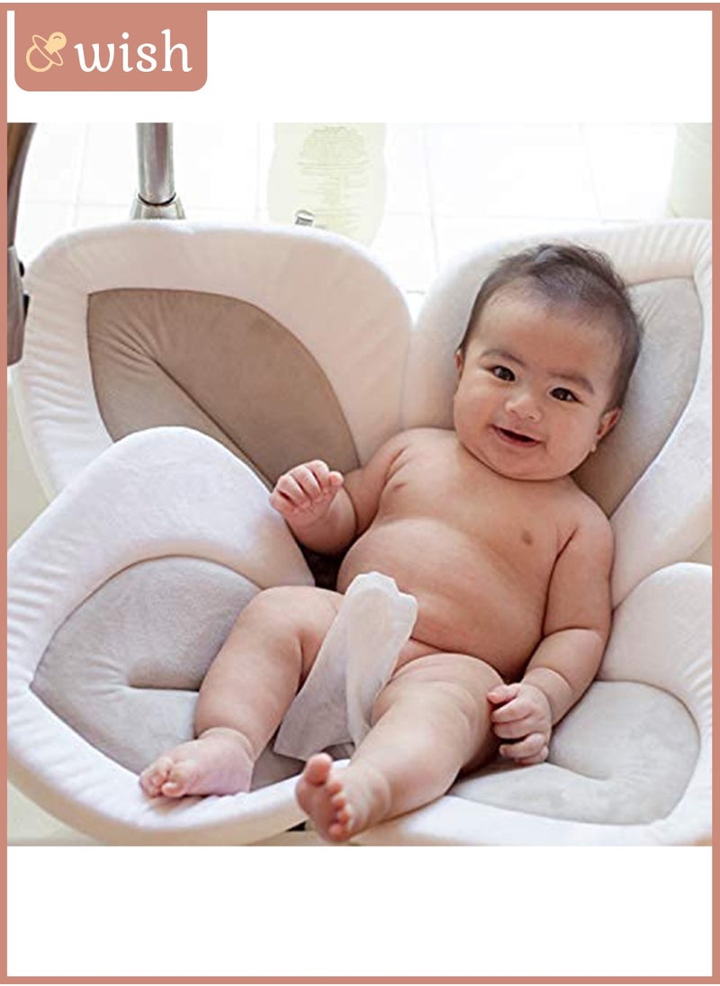 Wish Incredible Soft Washable Flower Lotus Design Baby Bath Towel for Newborn  - Image 2