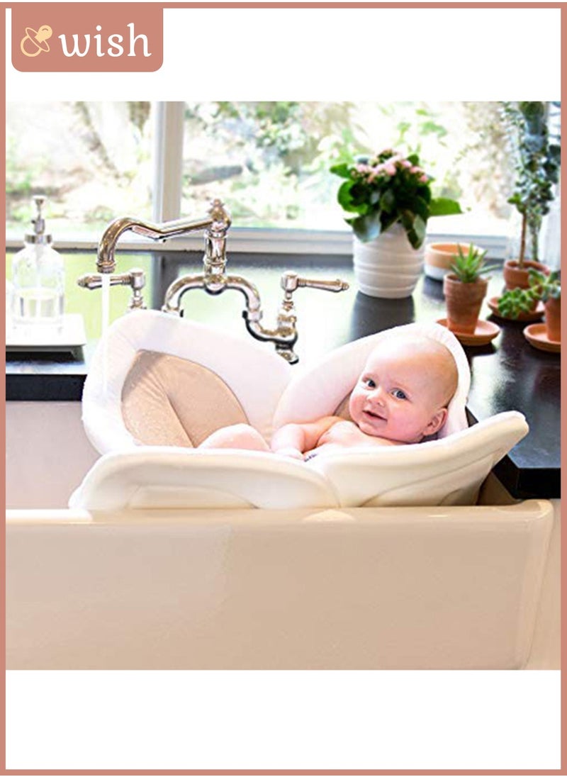 Wish Incredible Soft Washable Flower Lotus Design Baby Bath Towel for Newborn  - Image 3