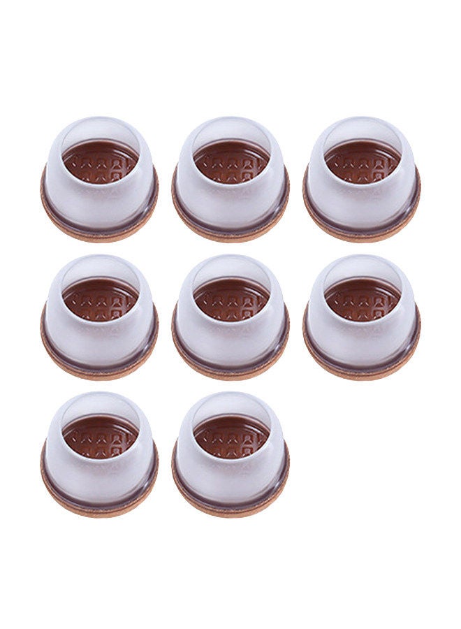 8Pcs Chair Leg Floor Protectors with Felt Chair Leg Caps Furniture Leg Feet Protection Cover Protect Hardwood Floor - Image 1