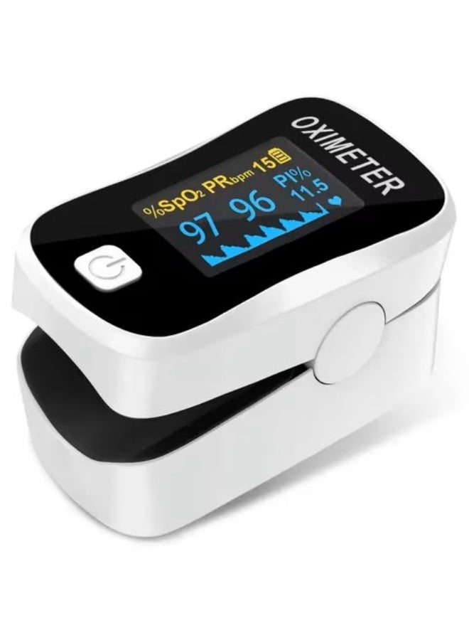iCare Fingertip Pulse Oximeter Blood Oxygen Saturation Monito Portable Oxygen Monitor with OLED Screen - Image 1
