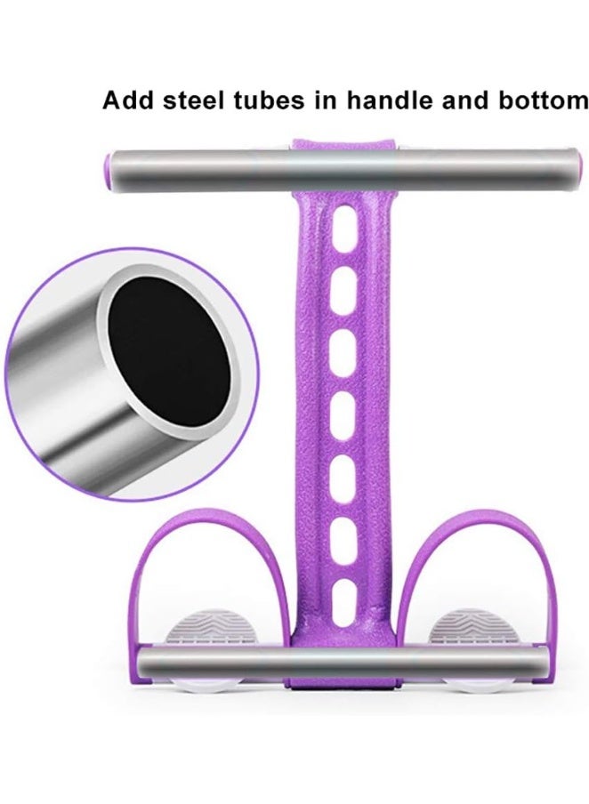 AIKOTOO Pedal Resistance Bands with Handles Exercise Bands Multifunction Tension Rope Fitness for Working Out Arm Abs Legs Stretch Bands - Image 2