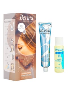 Berina A21 Light Grey Silver Permanent Hair Dye Color Cream Unisex Punk Style  - Image 2