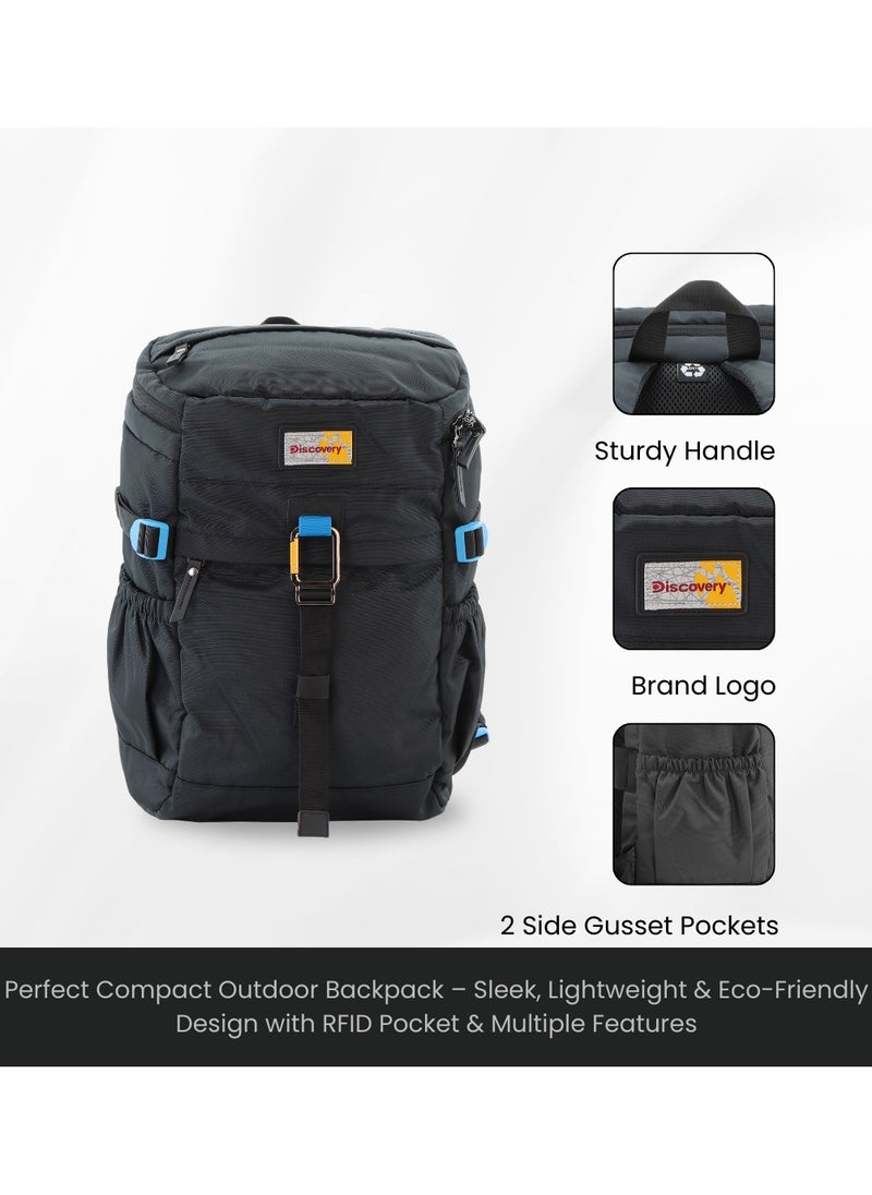 Discovery ICON 25 L Backpack Black Padded Laptop Backpack Durable Water Resistent Backpack Hiking Outdoor Travel Backpack For Men And Women - pzsku/Z2F93ACDDF4A5D14ED385Z/45/1741340739/0ce40119-c0bf-4801-99c7-2bcf970db259