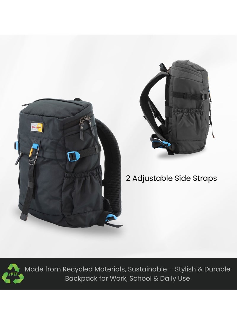 Discovery ICON 25 L Backpack Black Padded Laptop Backpack Durable Water Resistent Backpack Hiking Outdoor Travel Backpack For Men And Women - pzsku/Z2F93ACDDF4A5D14ED385Z/45/1741340760/cf9a4e70-685d-45c3-bbc5-c767b23c7854