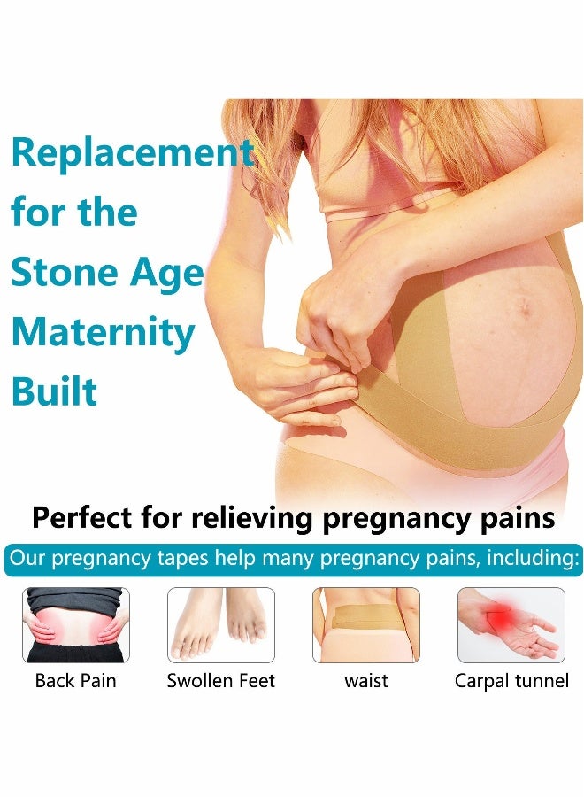 Pregnancy Tape Maternity Belly Support Women Spider Pain Strain Relief Belt Gifts for 18 Ft Roll - Image 2