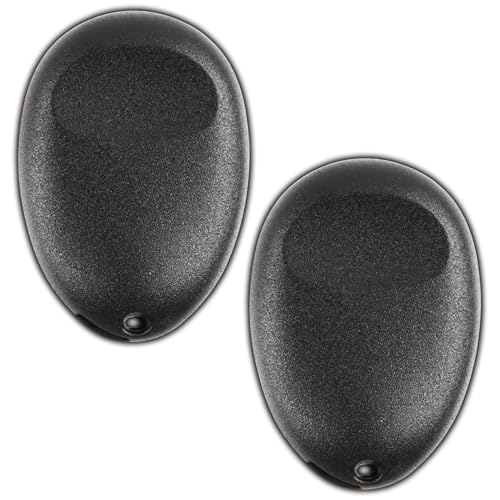 KeylessOption Key Fob Replacement for 2001 2002 2003 2004 2005 2006 2007 2008 2009 2010 2011 2012 Chevrolet Chevy Colorado Hummer GMC Canyon Pontiac Isuzu Remote, 3-Button L2C0007T (Pack of 2) - Image 2