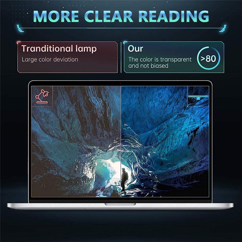 26cm Computer Screen Monitor Light Bar E-Reading Lamp with Bi-Color Temperature 2800K-6500K 10 Levels of Adjustable Brightness for Laptop Desktop Office Home - Image 4