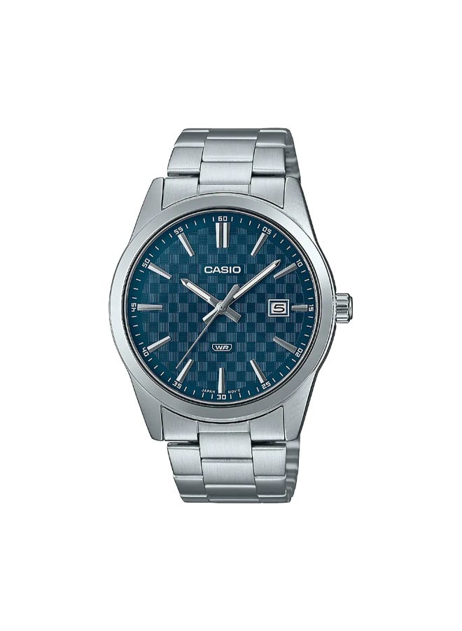 CASIO Men's Stainless Steel Analog Watch MTP-VD03D-2A2UDF - 41 mm