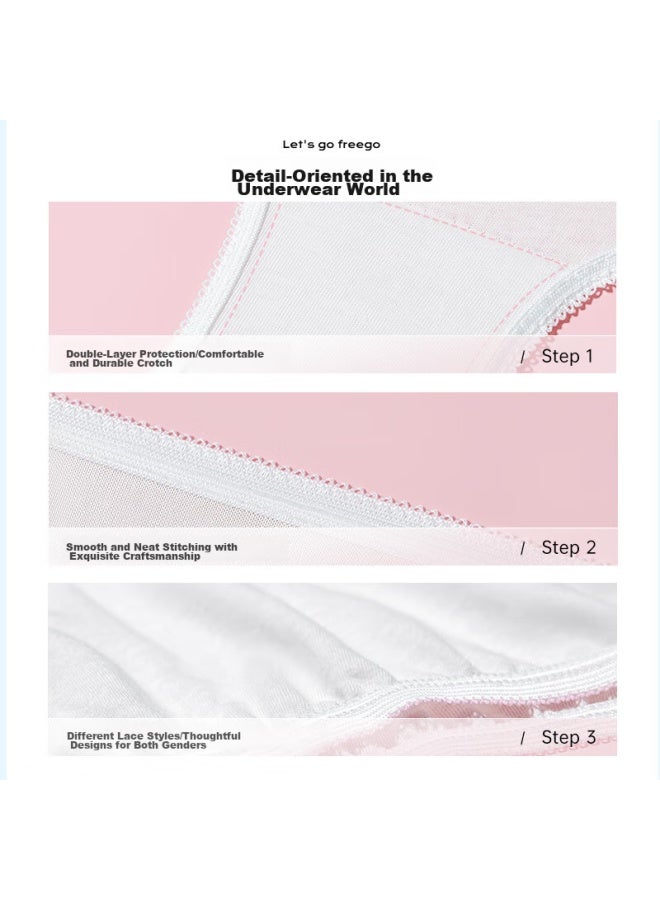 Free Go Freego Pure Cotton Disposable Underwear For Women, All-cotton, No-wash, Individually Wrapped, For Pregnant Women, Menstrual Period, Travel, Business Trip, White, 2xl, 30 Pieces - Image 5