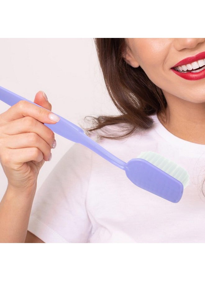 POPETPOP - POPETPOP Giant Toothbrush Oversized Novelty Toys: Super Toothbrush Pet Grooming Brush - Wonderful Comedy Item for Costume Take Picture Comedy Party Favors (Purple) - Image 1