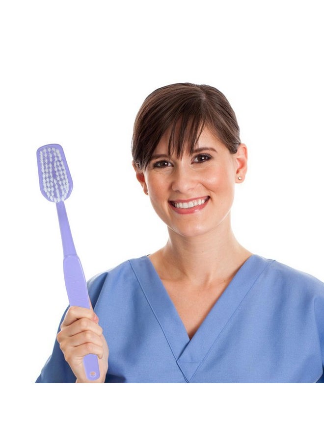 POPETPOP - POPETPOP Giant Toothbrush Oversized Novelty Toys: Super Toothbrush Pet Grooming Brush - Wonderful Comedy Item for Costume Take Picture Comedy Party Favors (Purple) - Image 1
