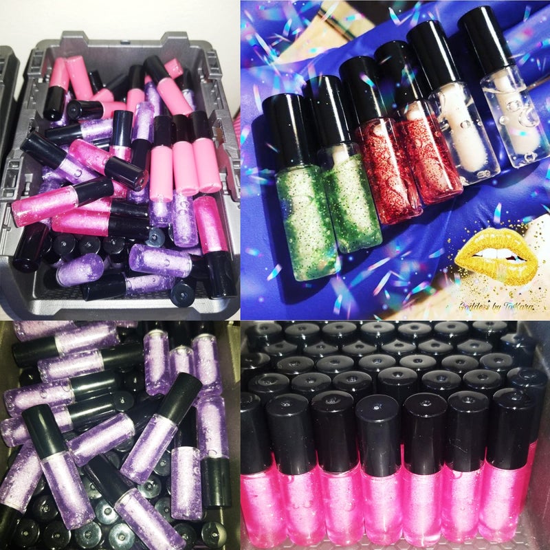 Honbay 10PCS 1.2ml Mini Reusable Clear Empty Lip Gloss Containers Travel Empty Lip Gloss Bottle Tube Vials for Lipstick Samples, Lip Balms - Image 5