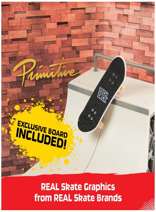 SPIN MASTER Tech Deck, Primitive X-Connect Skate Park, Customizable and Buildable Ramp Set with Exclusive Fingerboard, Kids Toy for Ages 6 and up - Image 3