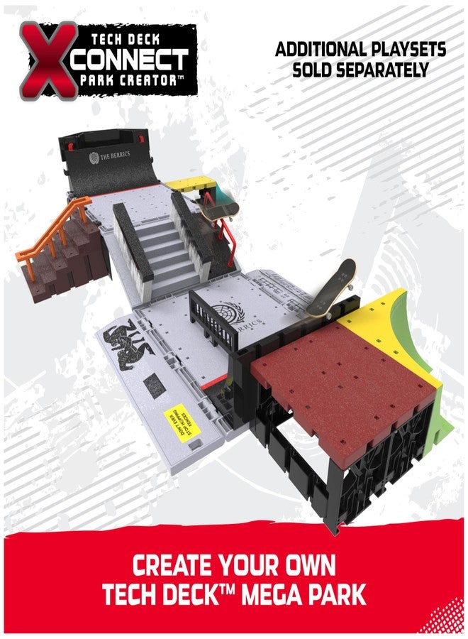 SPIN MASTER Tech Deck, Primitive X-Connect Skate Park, Customizable and Buildable Ramp Set with Exclusive Fingerboard, Kids Toy for Ages 6 and up - Image 5
