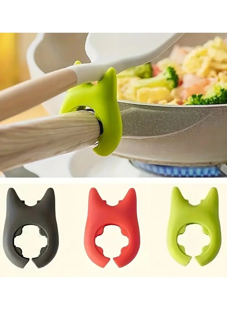 Goolsky Easy-Install No-Drill Kitchen Spatula Holder - Anti-Overflow Pot & Vegetable Spoon Rest, Durable Plastic - Image 1