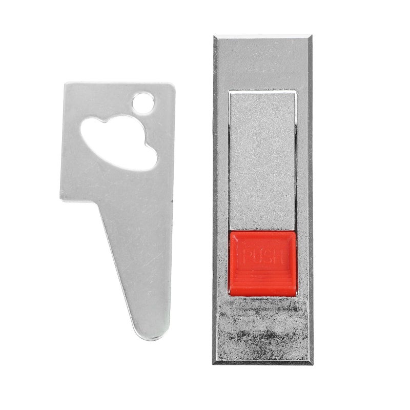 Cabinet Door Lock Button Lock Anti Theft Without Key Red Indicator For Storage Doors - Image 2
