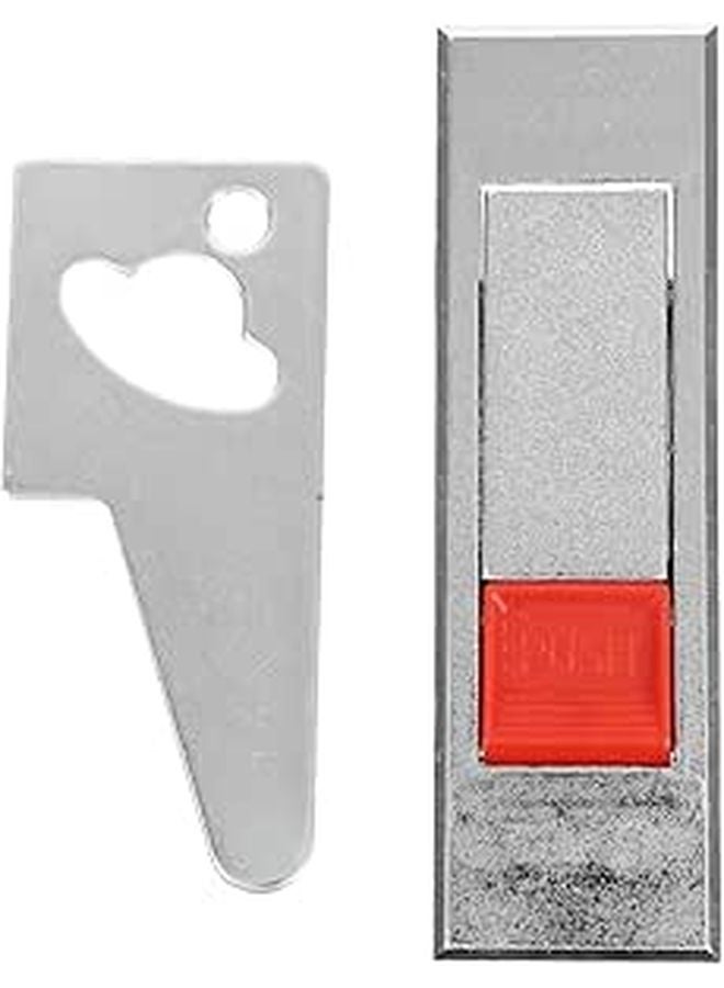 Cabinet Door Lock Button Lock Anti Theft Without Key Red Indicator For Storage Doors - Image 1