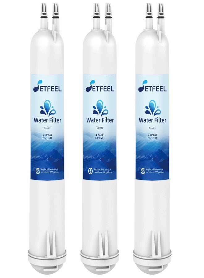 SETFEEL 4396841 Water Filter Replacement, Compatible with EDR3RXD1, 4396841, 4396710, Filter 3, 9083, 46-9083,46-9030, 9030 Water Filter (3 Pack) - Image 1